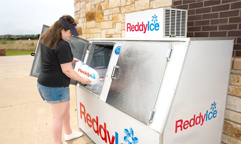 Reddy Ice Delivery Truck